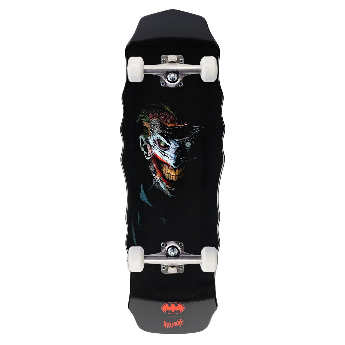 Welcome x Batman Joker On Widow Skateboard Complete - Black Dip - 10.00