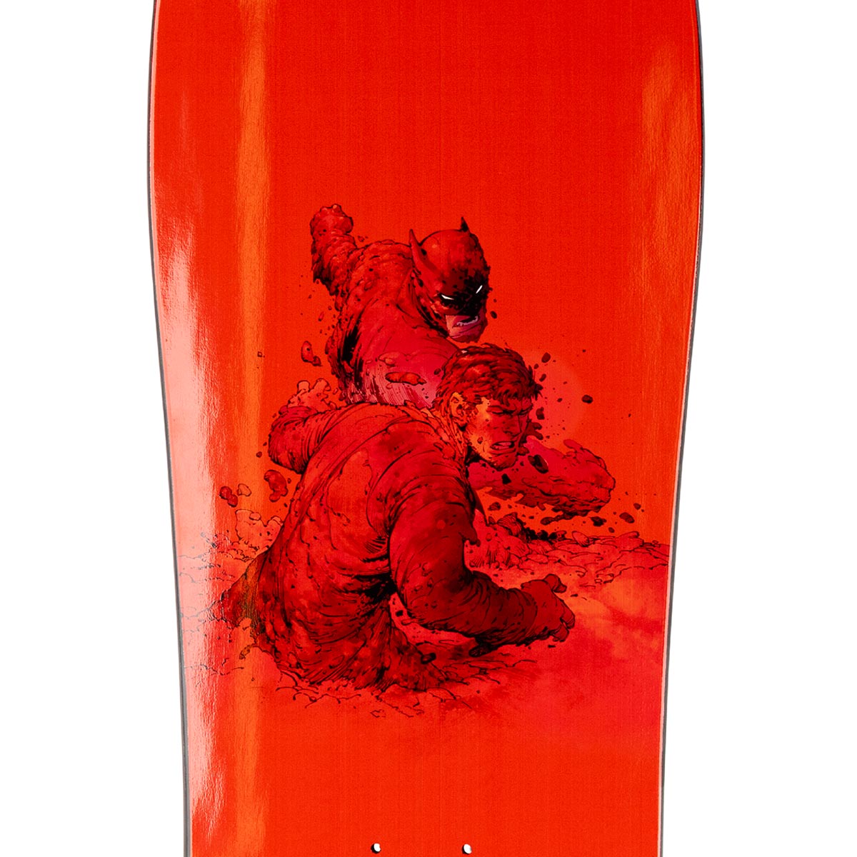 Welcome x Batman Knockout On Early Grab Skateboard Complete - Red/Black Dip - 10.00