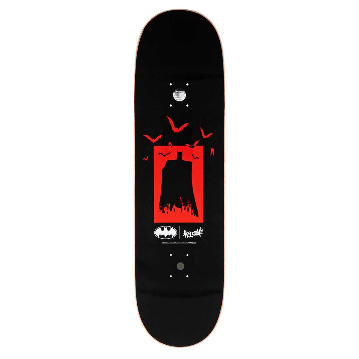 Welcome x Batman Talons On Popsicle Skateboard Deck - Red Stain - 9.00