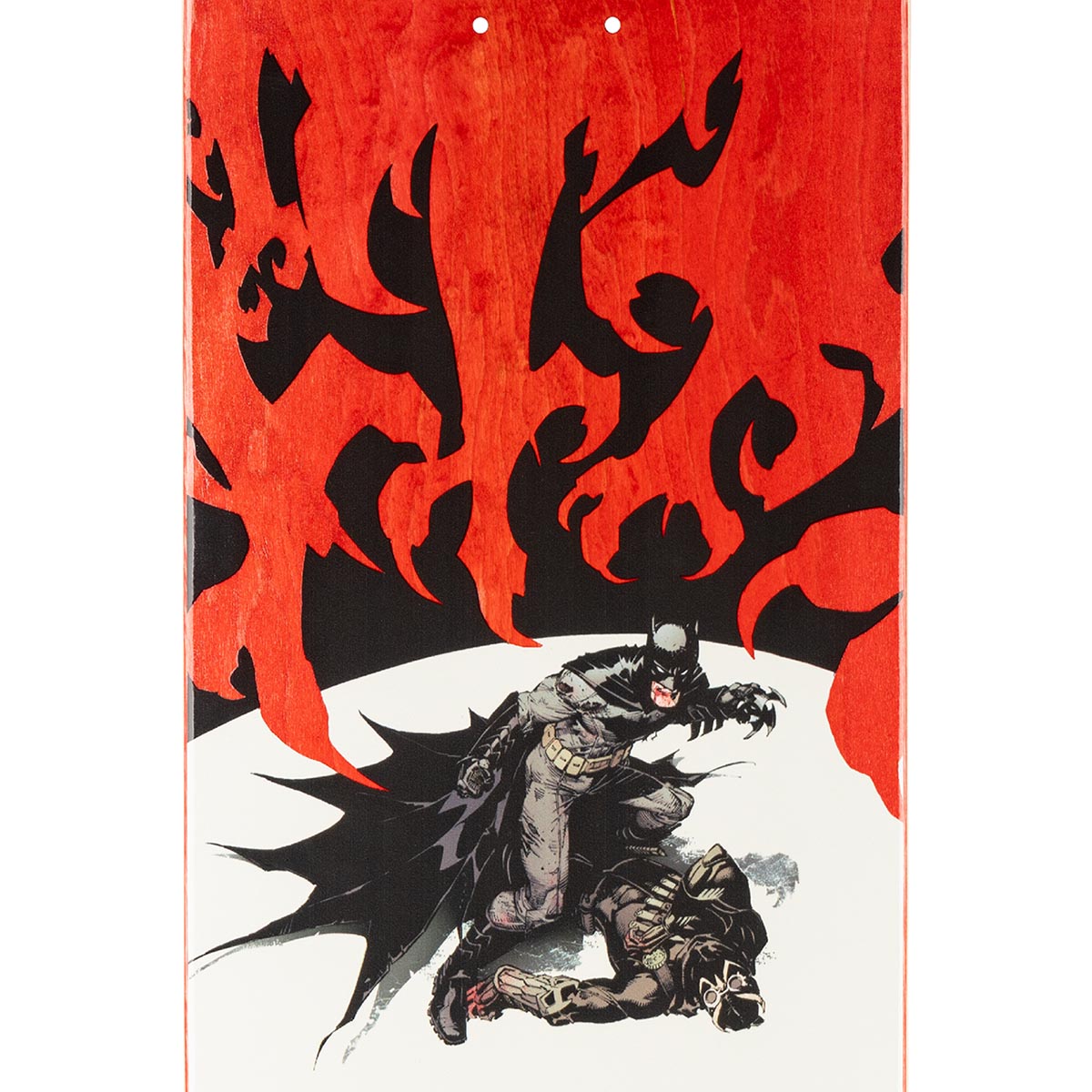 Welcome x Batman Talons On Popsicle Skateboard Deck - Red Stain - 9.00