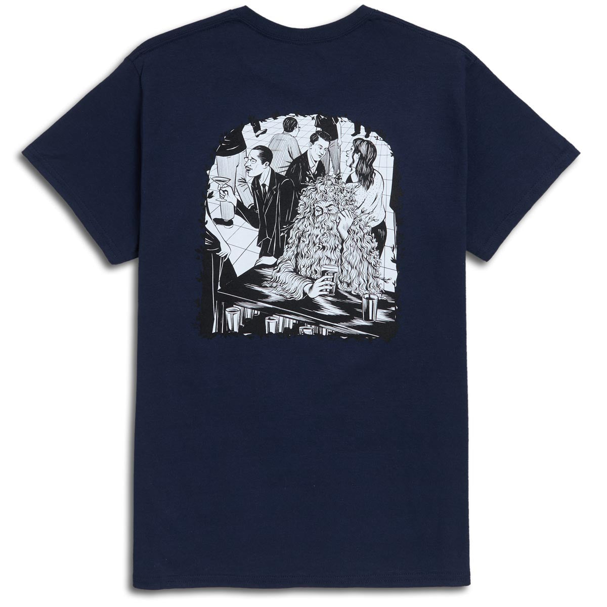 CCS Social Camouflage Bar T-Shirt - Navy image 1