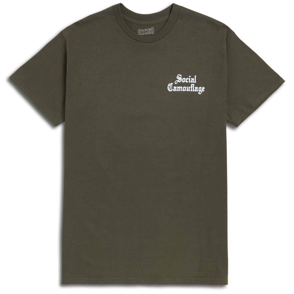 CCS Social Camouflage Bar T-Shirt - Olive image 2