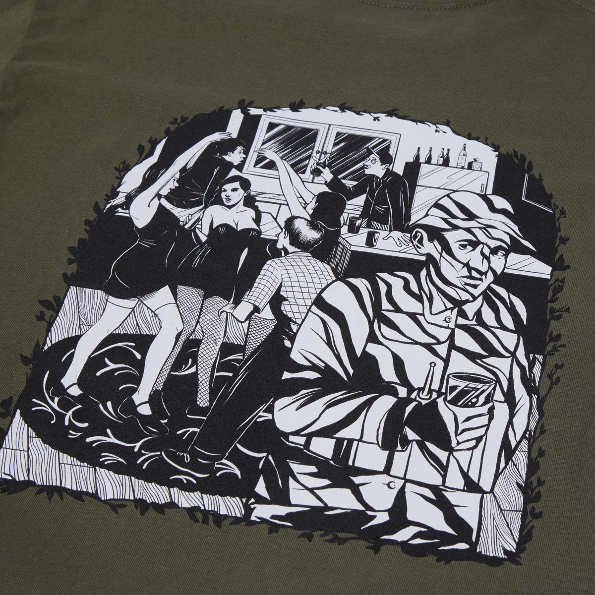 CCS Social Camouflage Party T-Shirt - Olive image 4