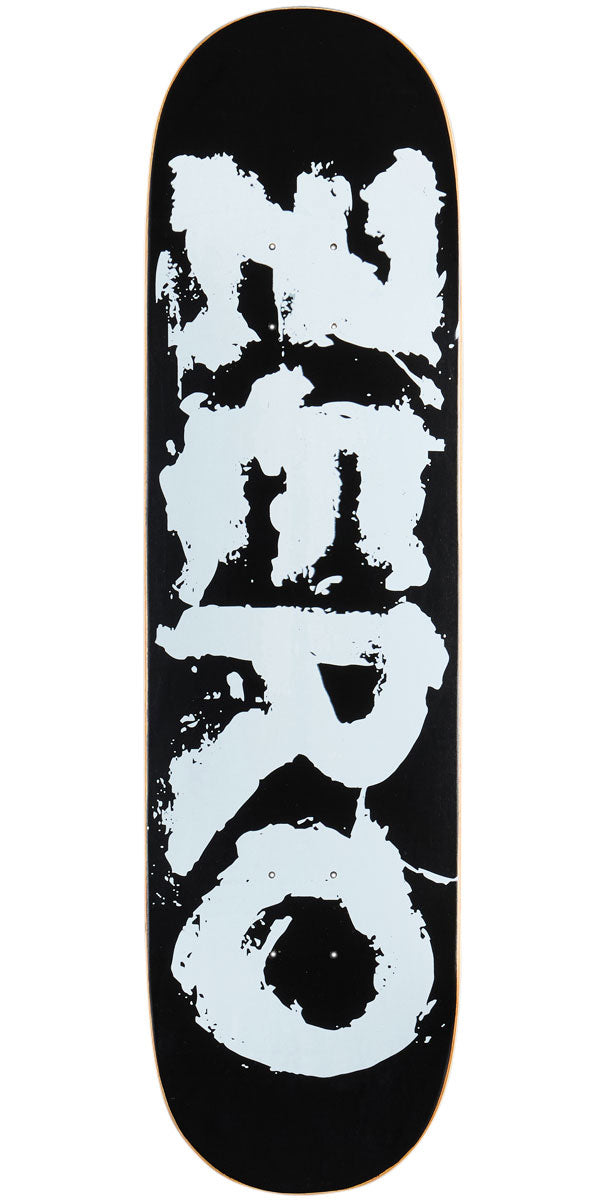 Zero Misled Font Skateboard Deck - Black - 8.50