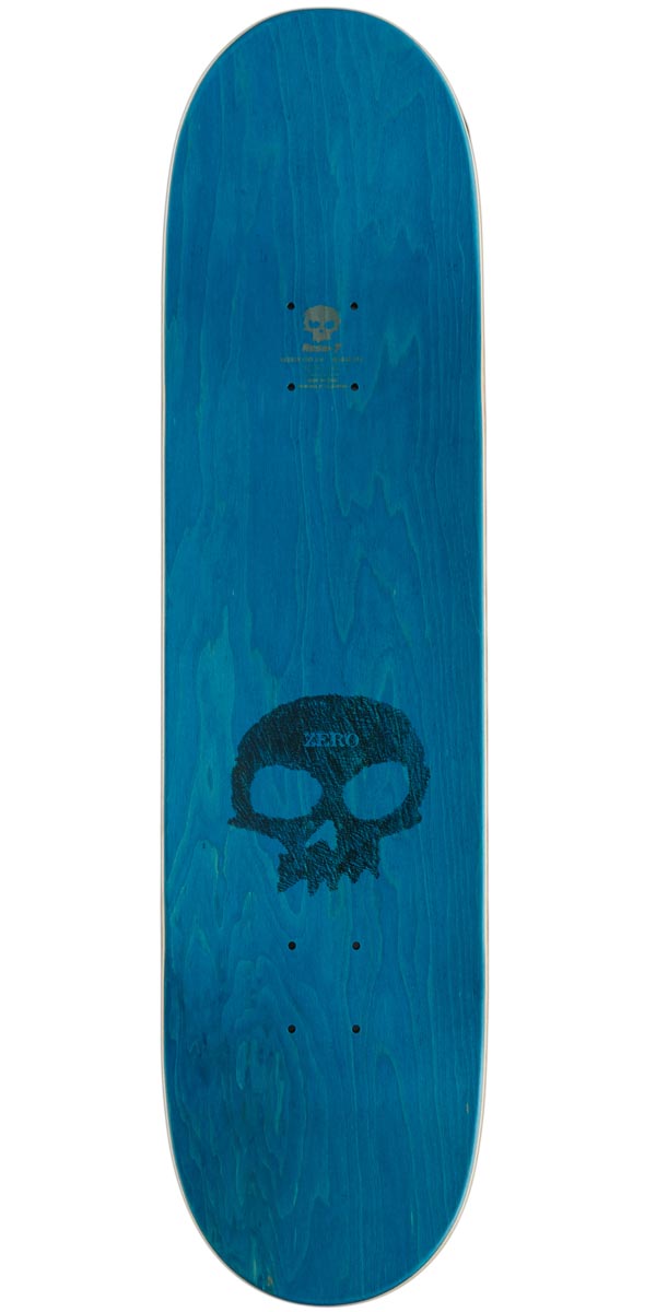 Zero Single Skull Chalkboard Skateboard Complete - 8.25