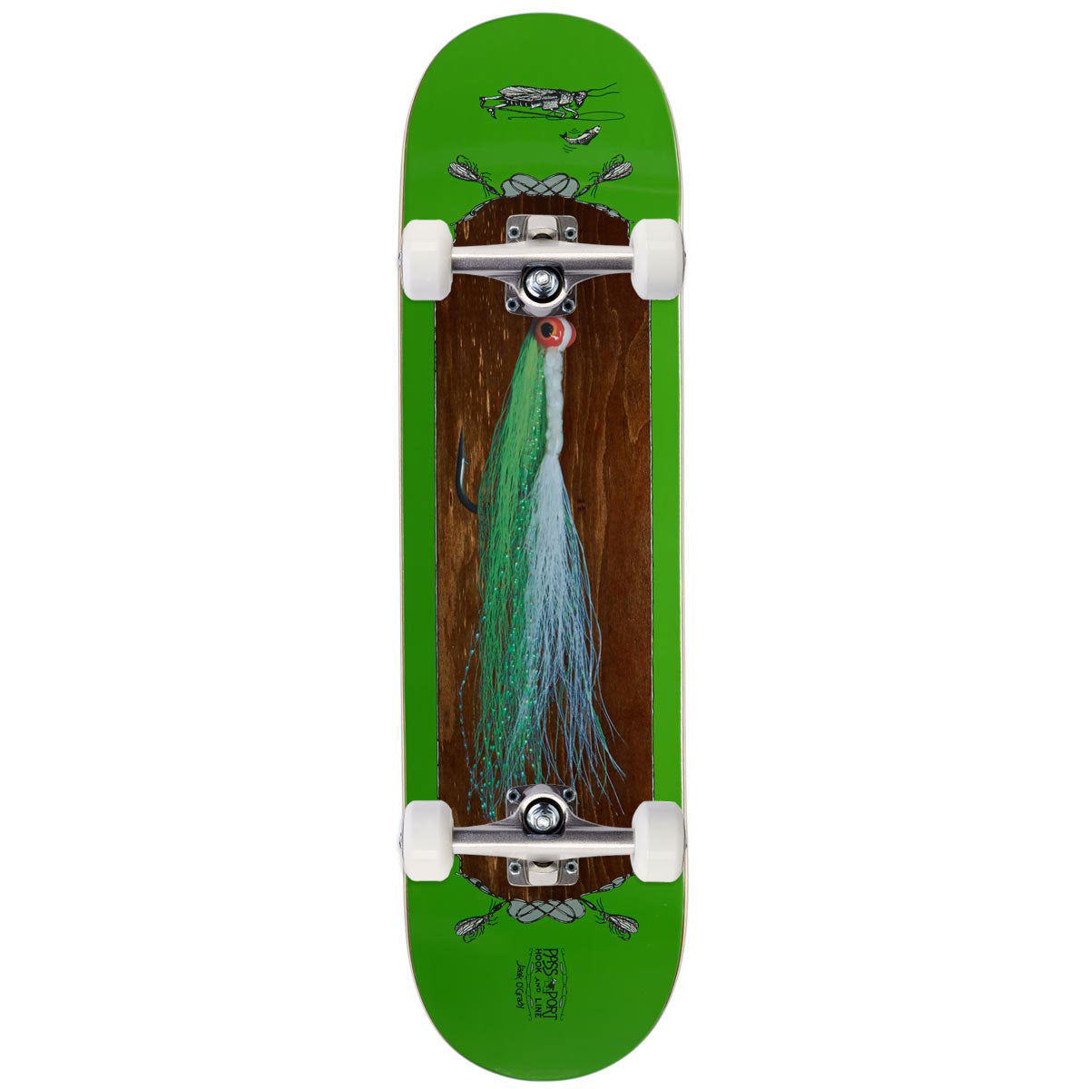 Passport Hook And Line Series Jack O'Grady Skateboard Complete - 8.25