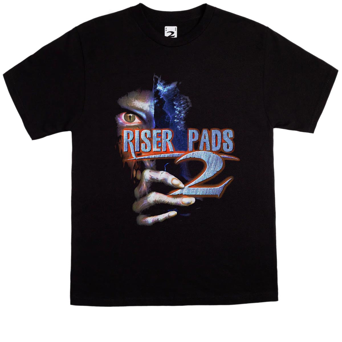 2 Riser Pads Evil T-Shirt - Black image 1