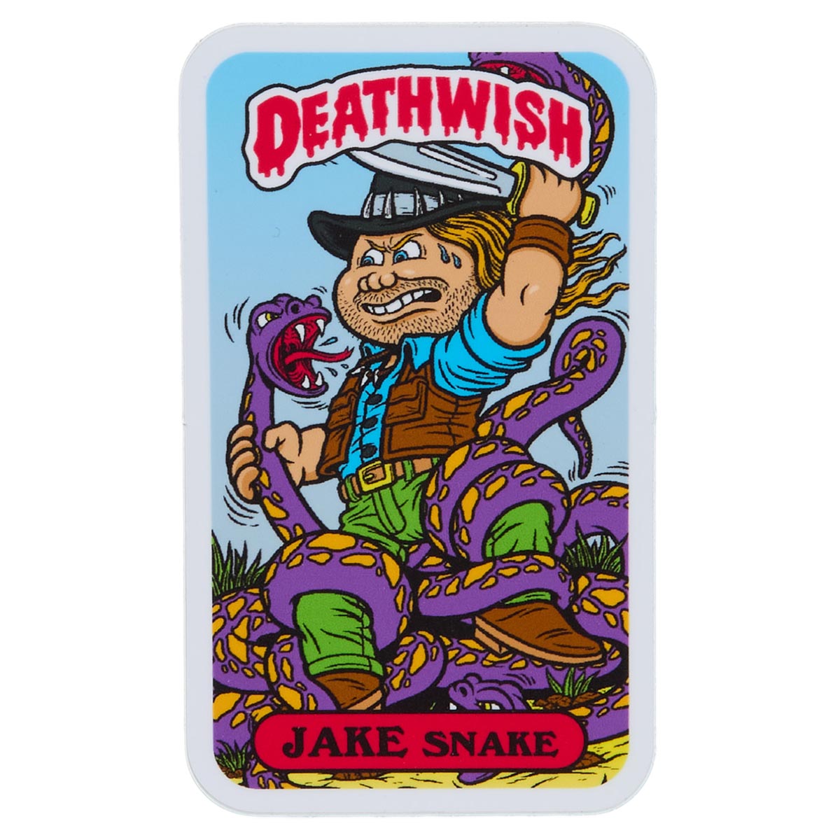 Deathwish Low Life Kids Jake Snake Sticker image 1