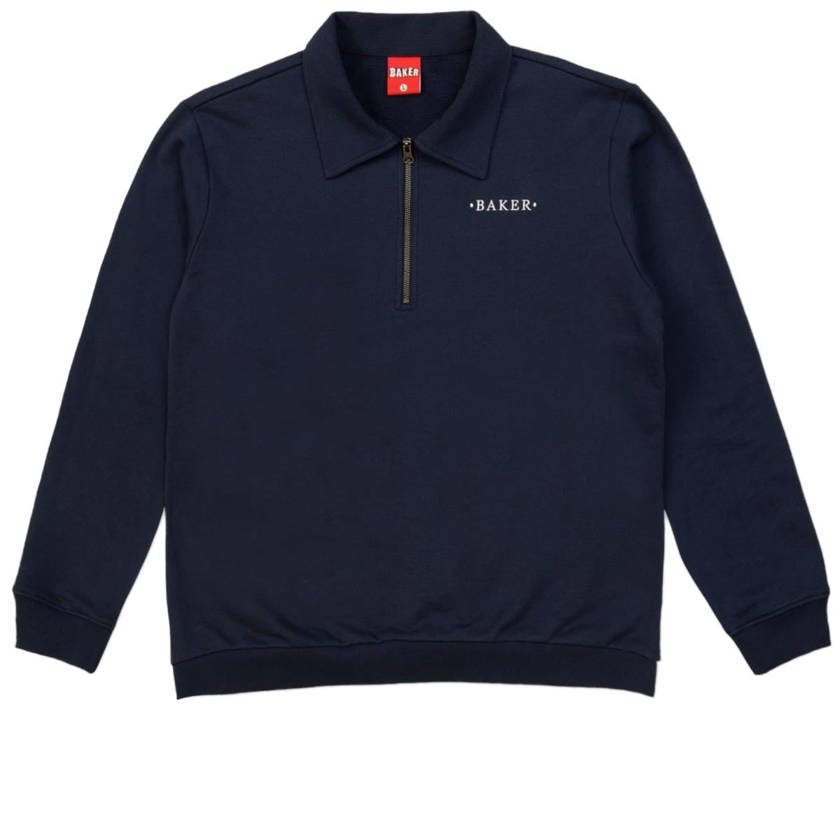 Baker Half Smart Quarter Zip Sweatshirt - Navy image 1