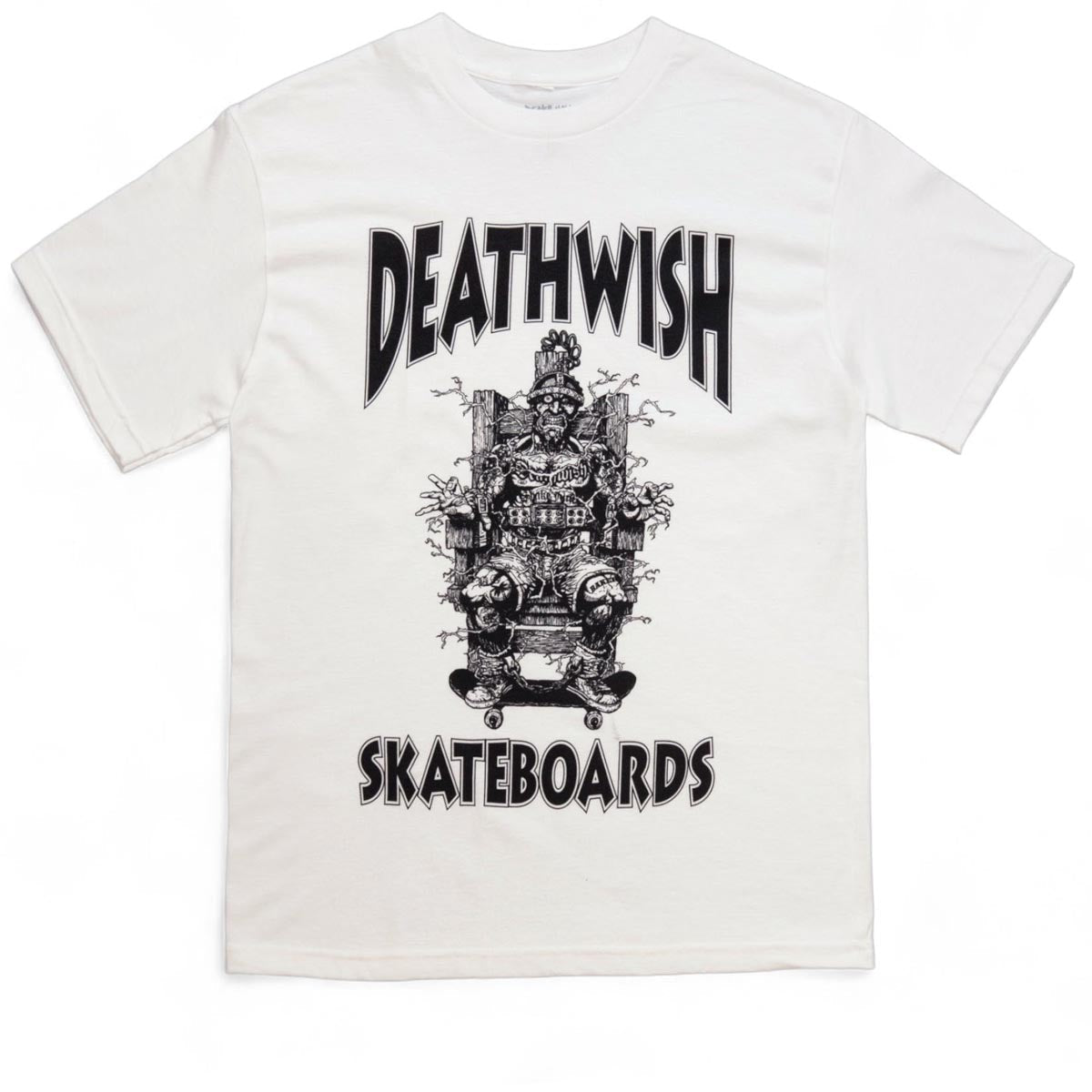 Deathwish Death Chair T-Shirt - White image 1