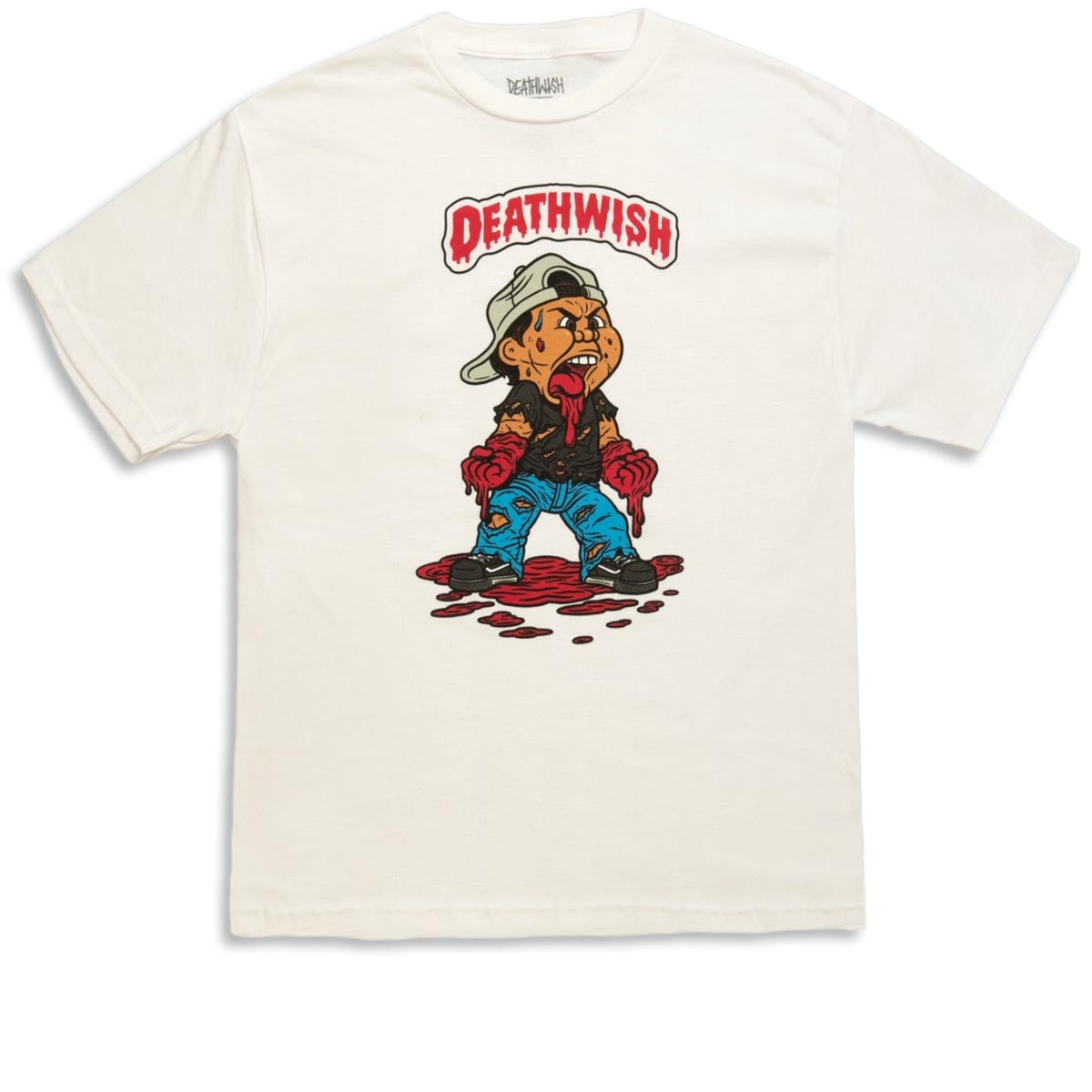 Deathwish Low Life Kids T-Shirt - White image 1