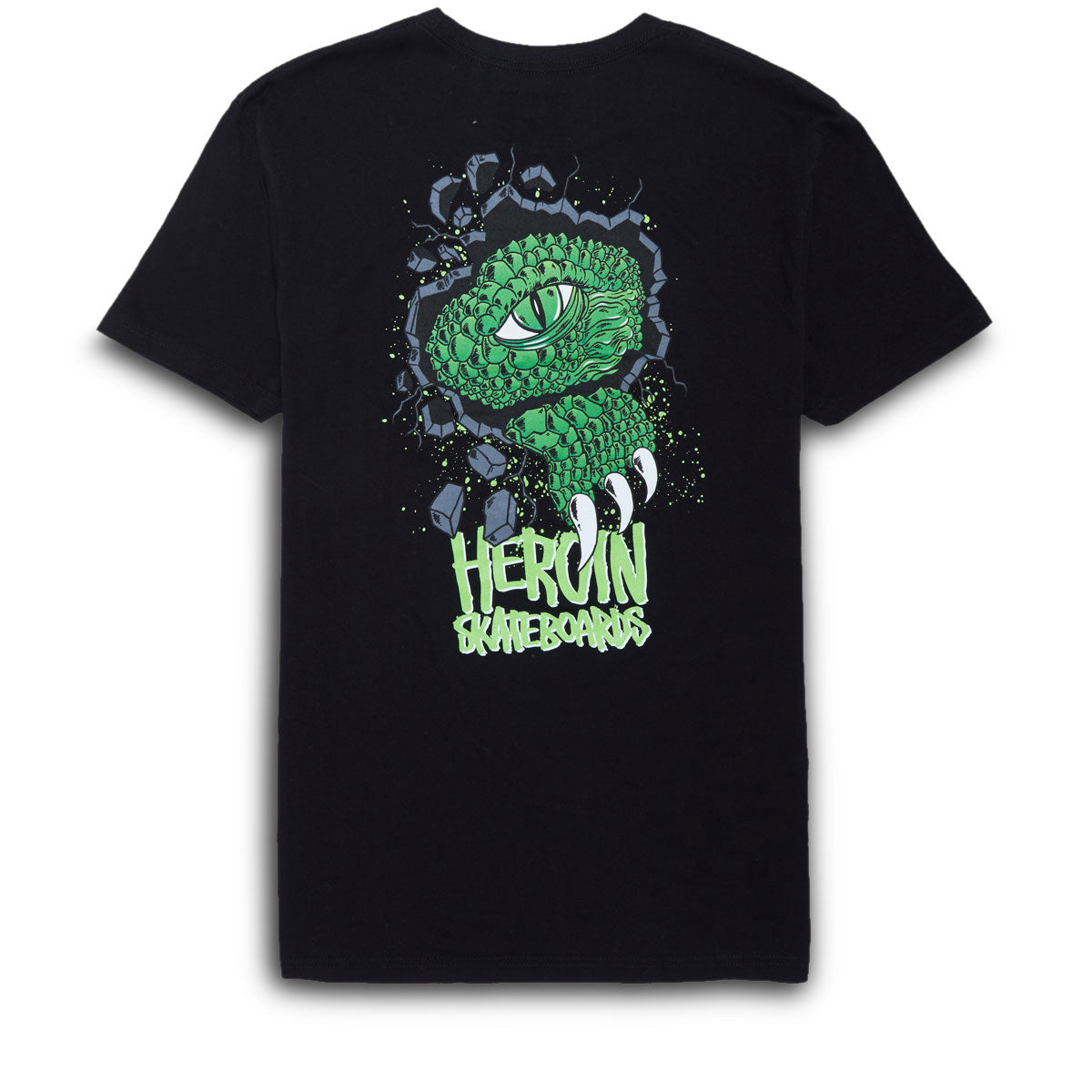 Heroin Swamp Gator T-Shirt - Black image 1