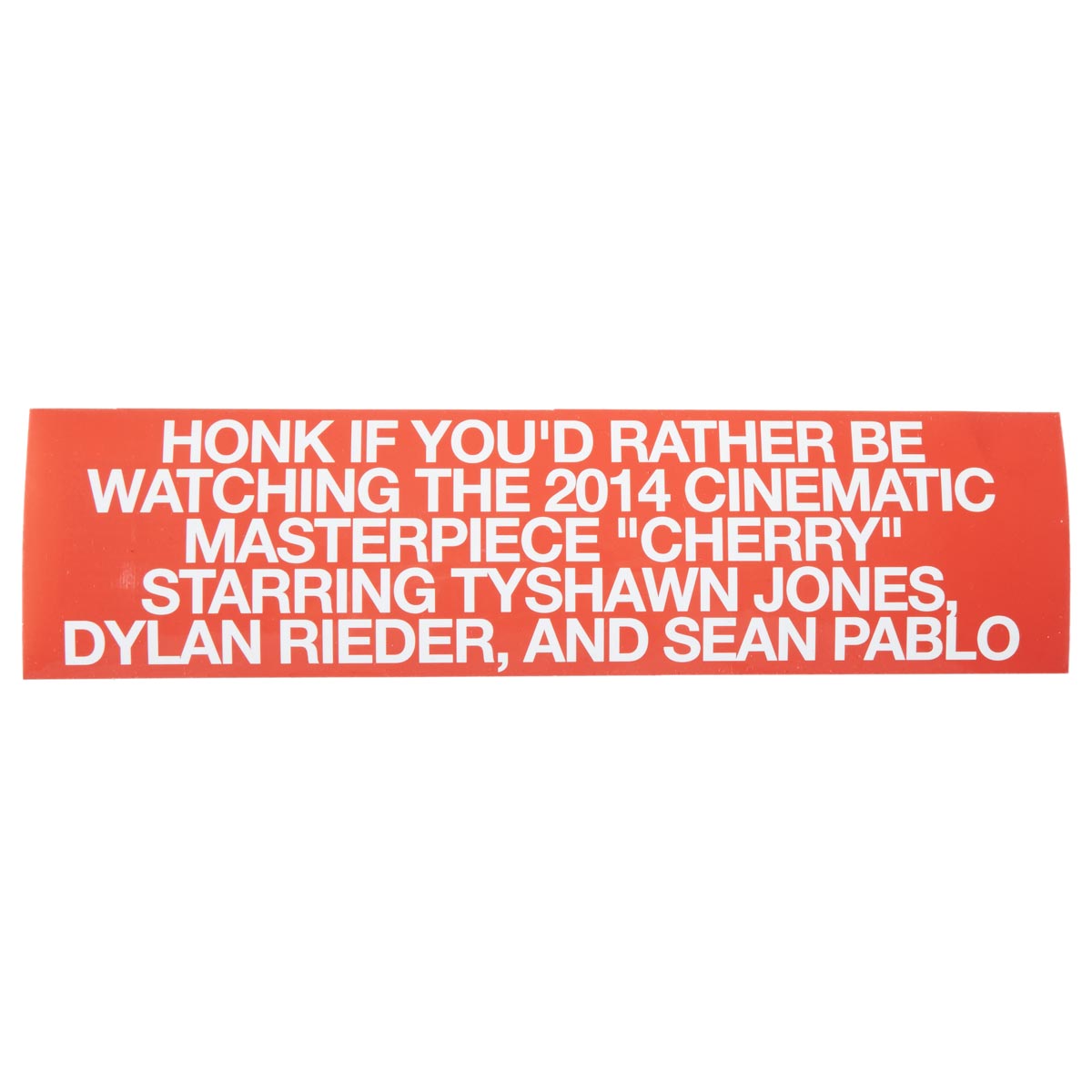 Jenkem Cherry Bumper Sticker image 1