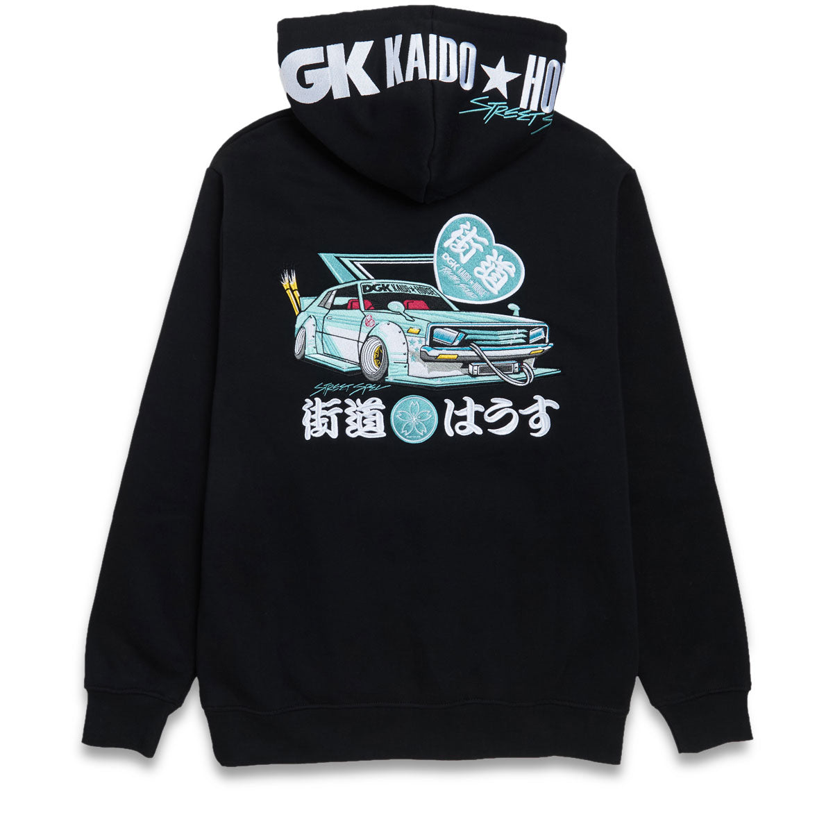 DGK x Kaido House Zokusha Hoodie - Black image 2