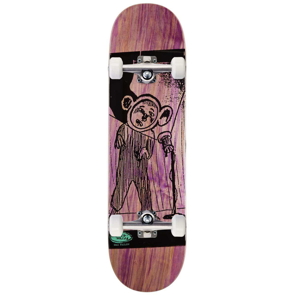 The Heated Wheel Eniz Fazliov Improv Skateboard Complete - 8.25