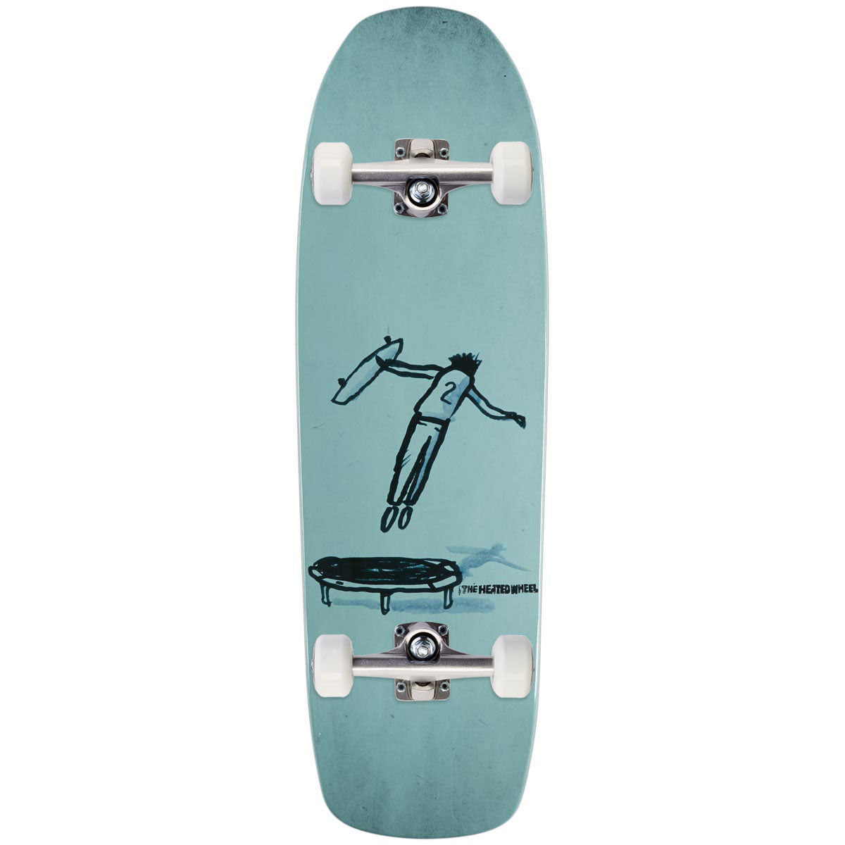 The Heated Wheel Christ Air Skateboard Complete - 9.50