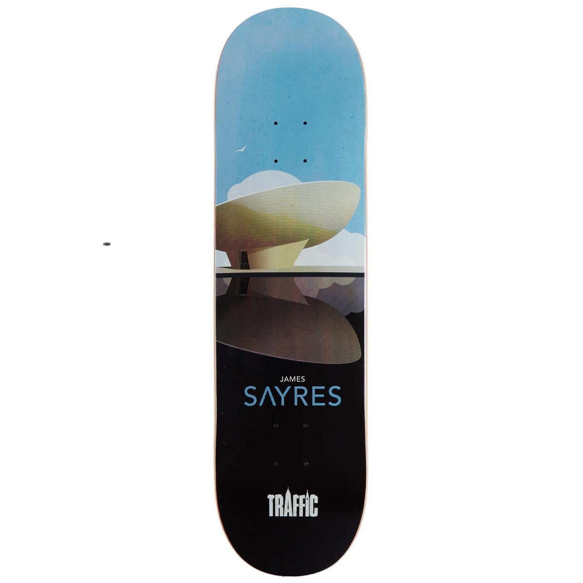 Traffic Sayres Cloud City Skateboard Deck - 8.50