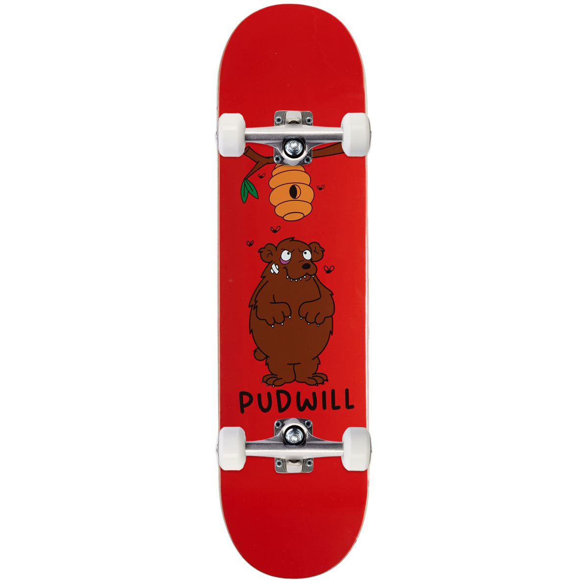 Thank You Torey Pudwill Hungry Bear Skateboard Complete - Red - 8.00