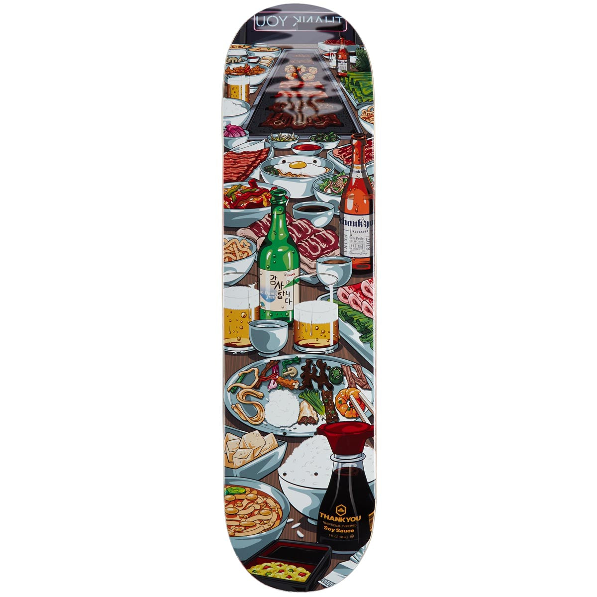 Thank You Daewon Song KBBQ Skateboard Deck - 8.00