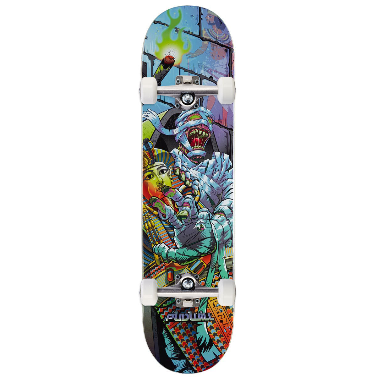 Thank You Torey Pudwill Mummified Skateboard Complete - 7.75