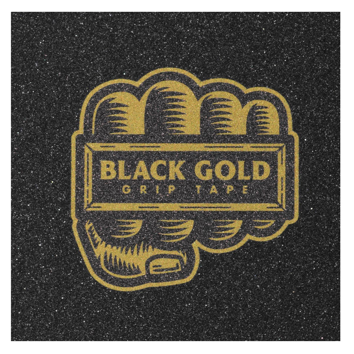 Black Gold 4 Finger Ring Grip tape - Black/Gold Print image 2