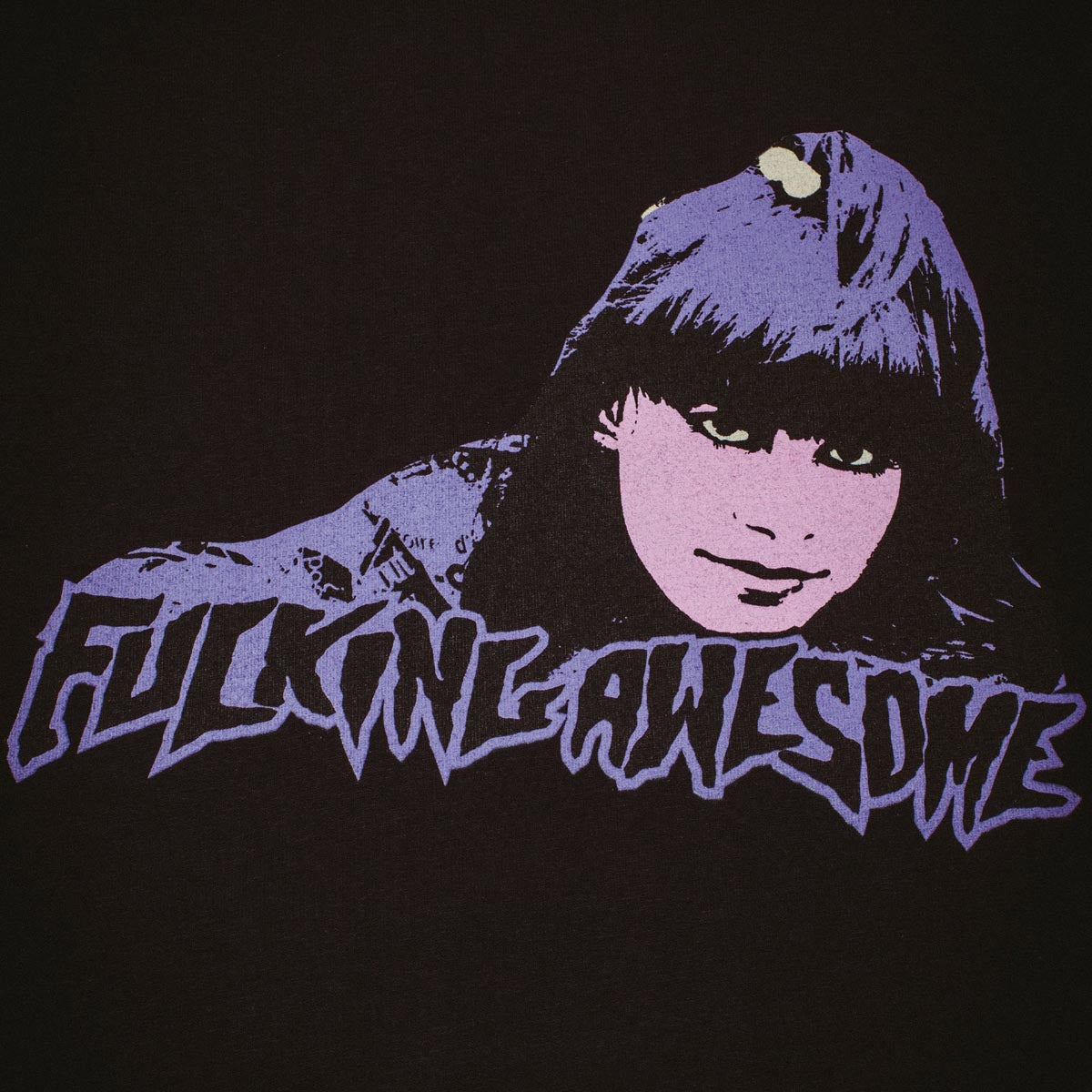 Fucking Awesome Strawberry Switchblade T-Shirt - Black image 2