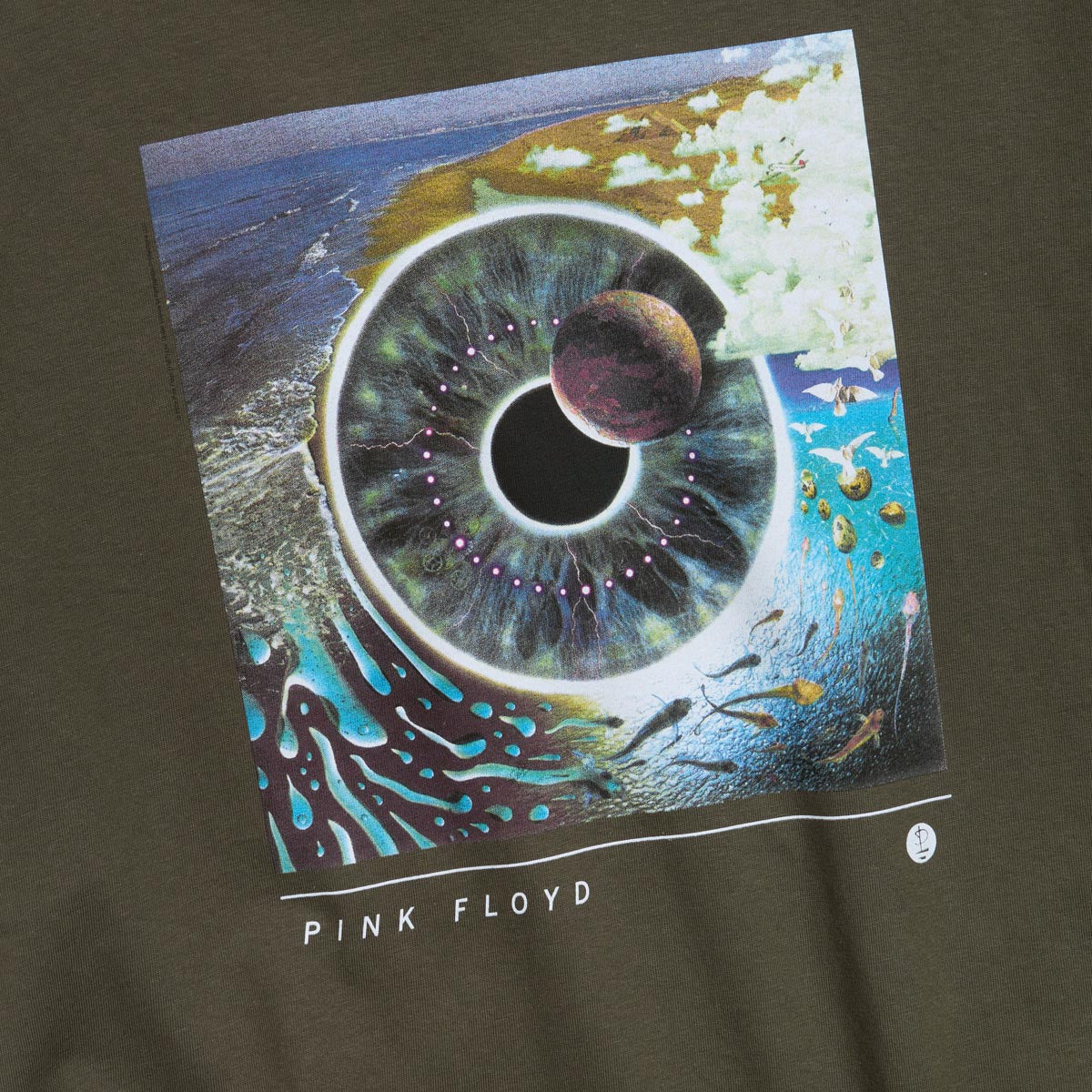 Habitat x Pink Floyd Pulse T-Shirt - Dark Olive image 2