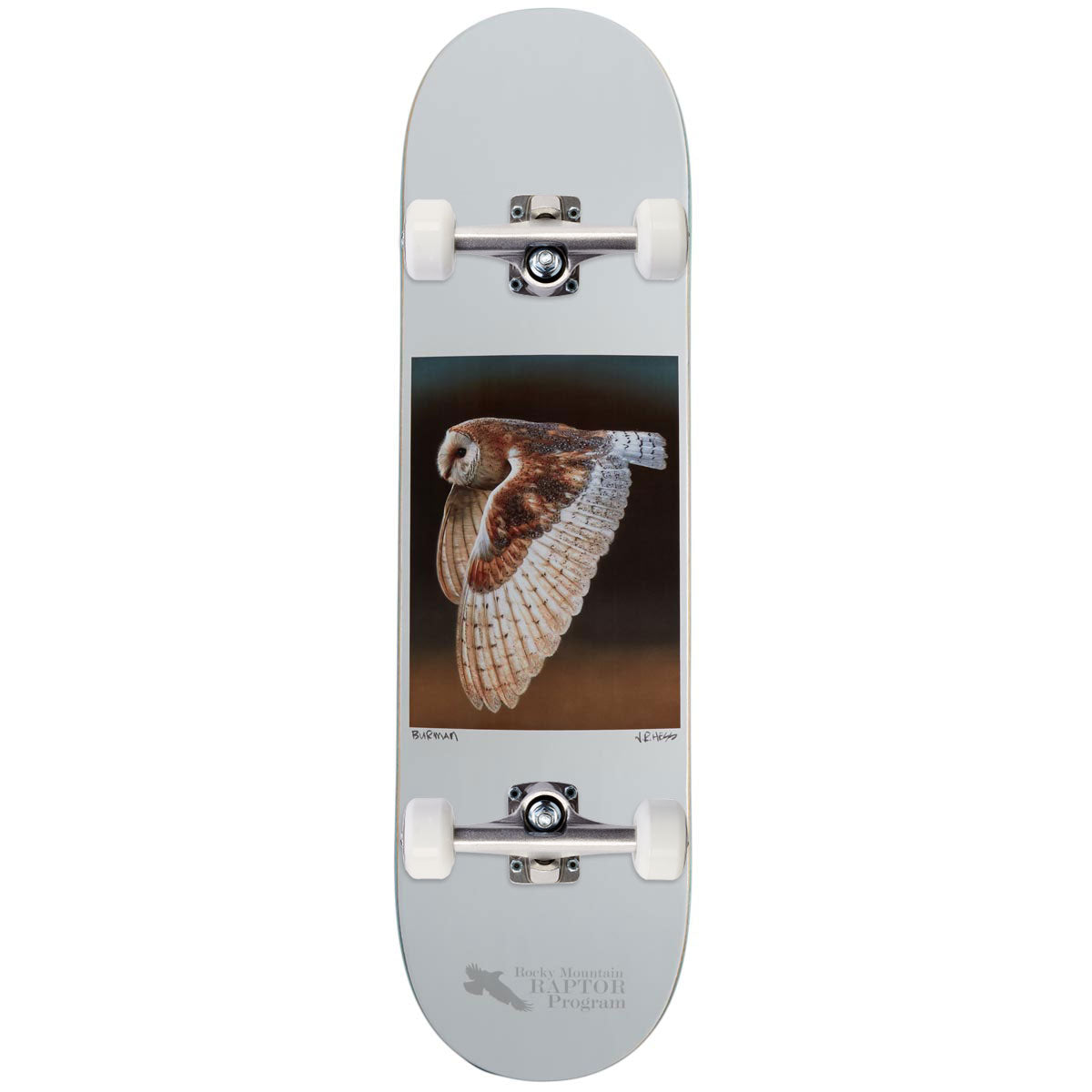 Zero Barn Owl Burman Skateboard Complete - 8.375