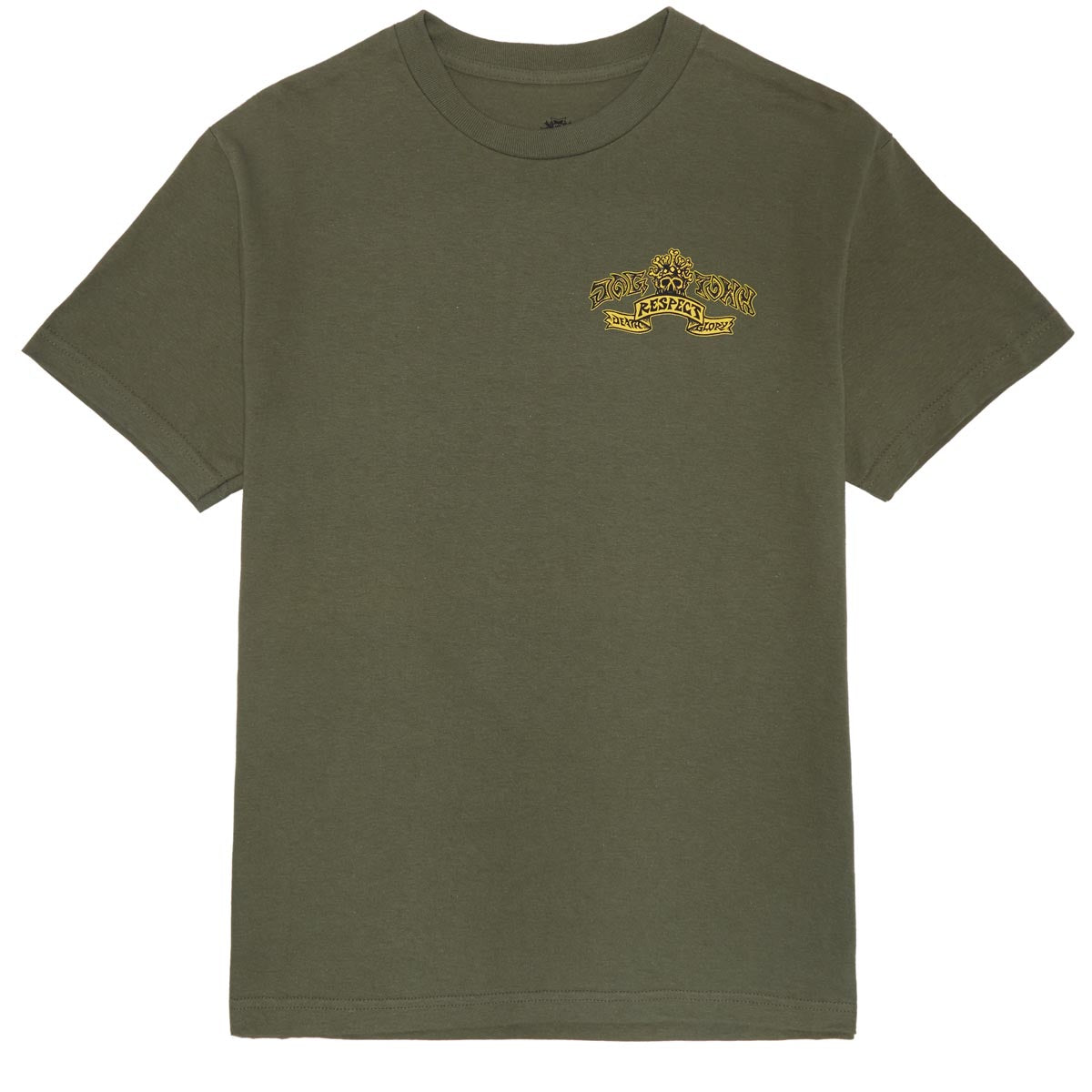 Dogtown Respect T-Shirt - Military Green image 2