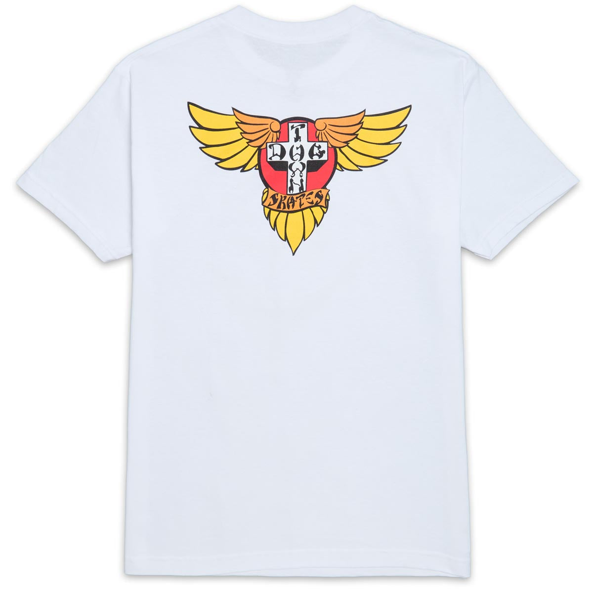 Dogtown Wings T-Shirt - White/Yellow image 1