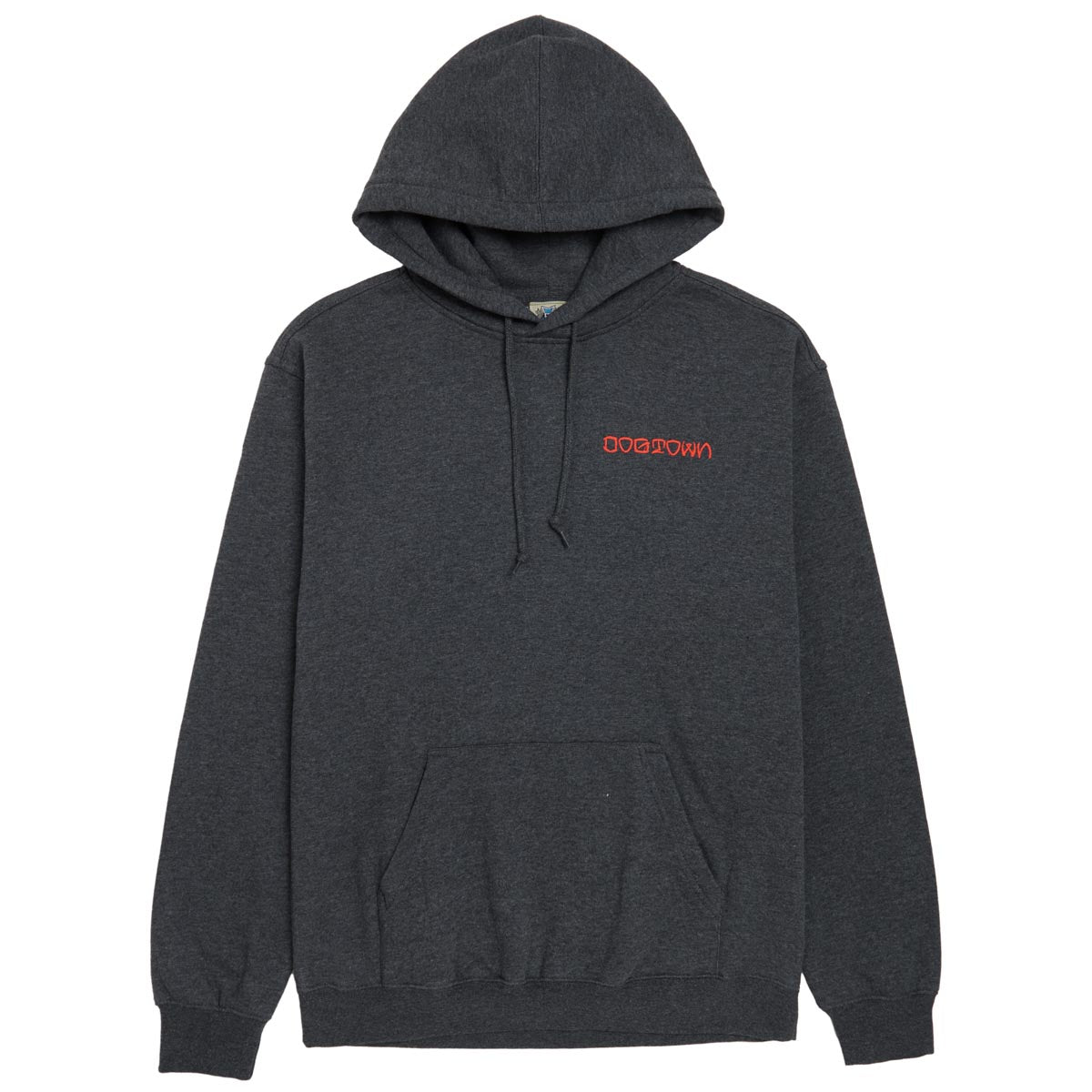 Dogtown Ese Cross 2 Logo Hoodie - Charocal image 2