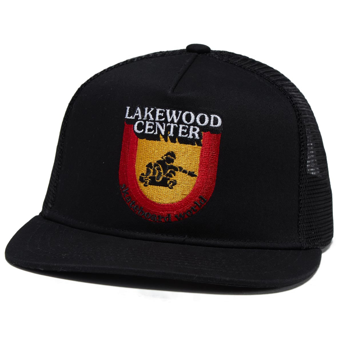 45RPM Vintage Lakewood Skatepark Mesh Snapback Hat - Black image 1