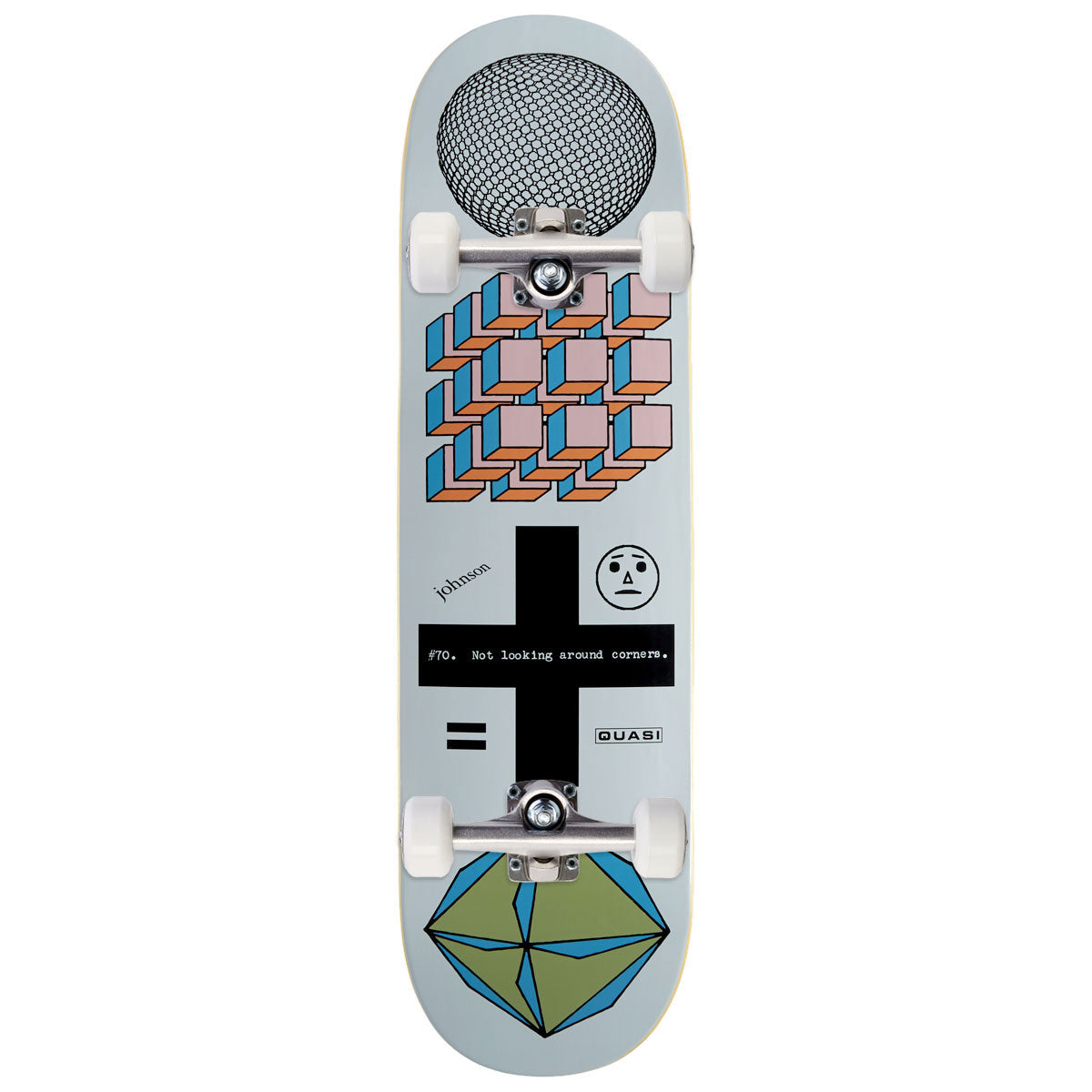 Quasi Johnson 3-DPO Skateboard Complete - 8.625
