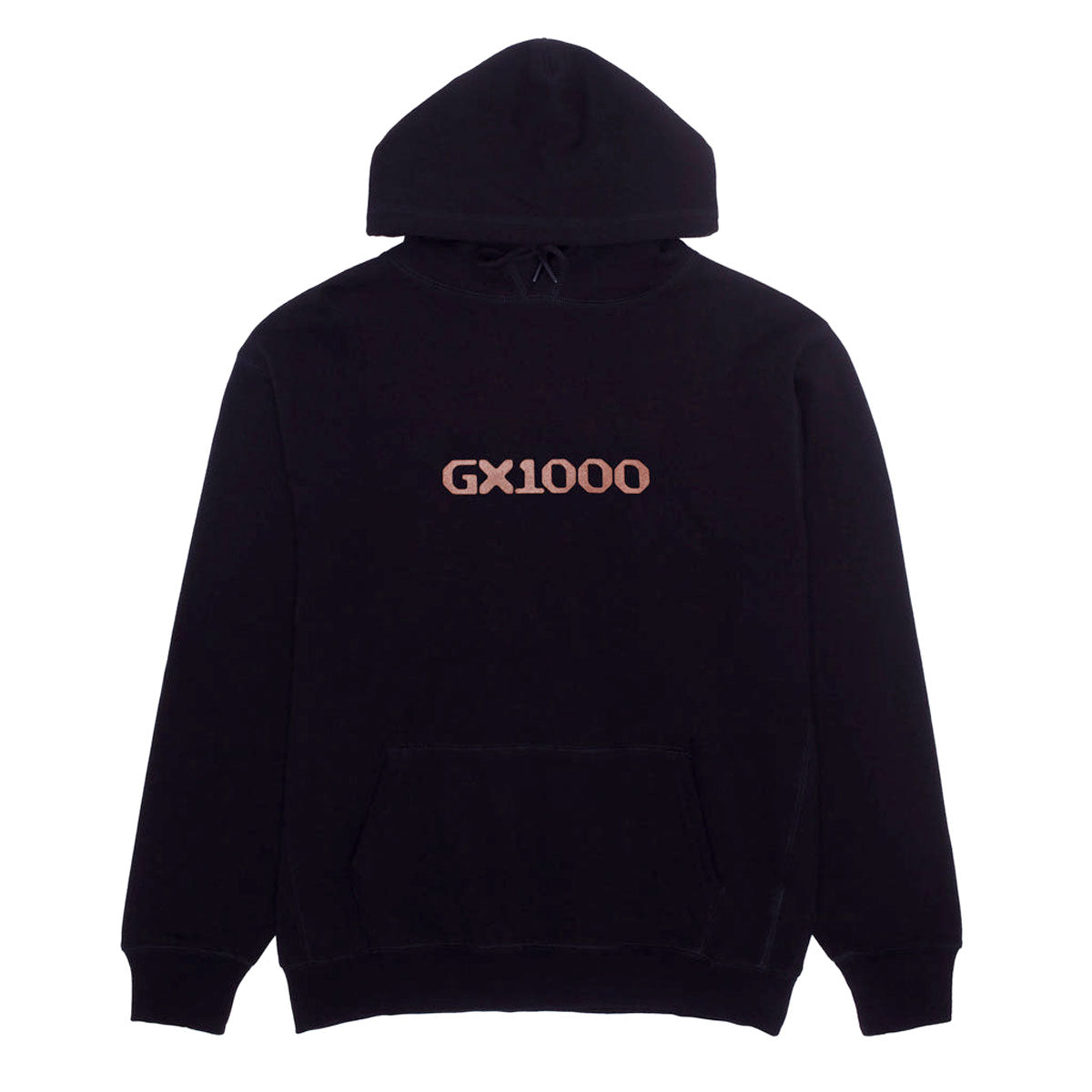 GX1000 OG Logo Hoodie - Black/Brown Font image 1