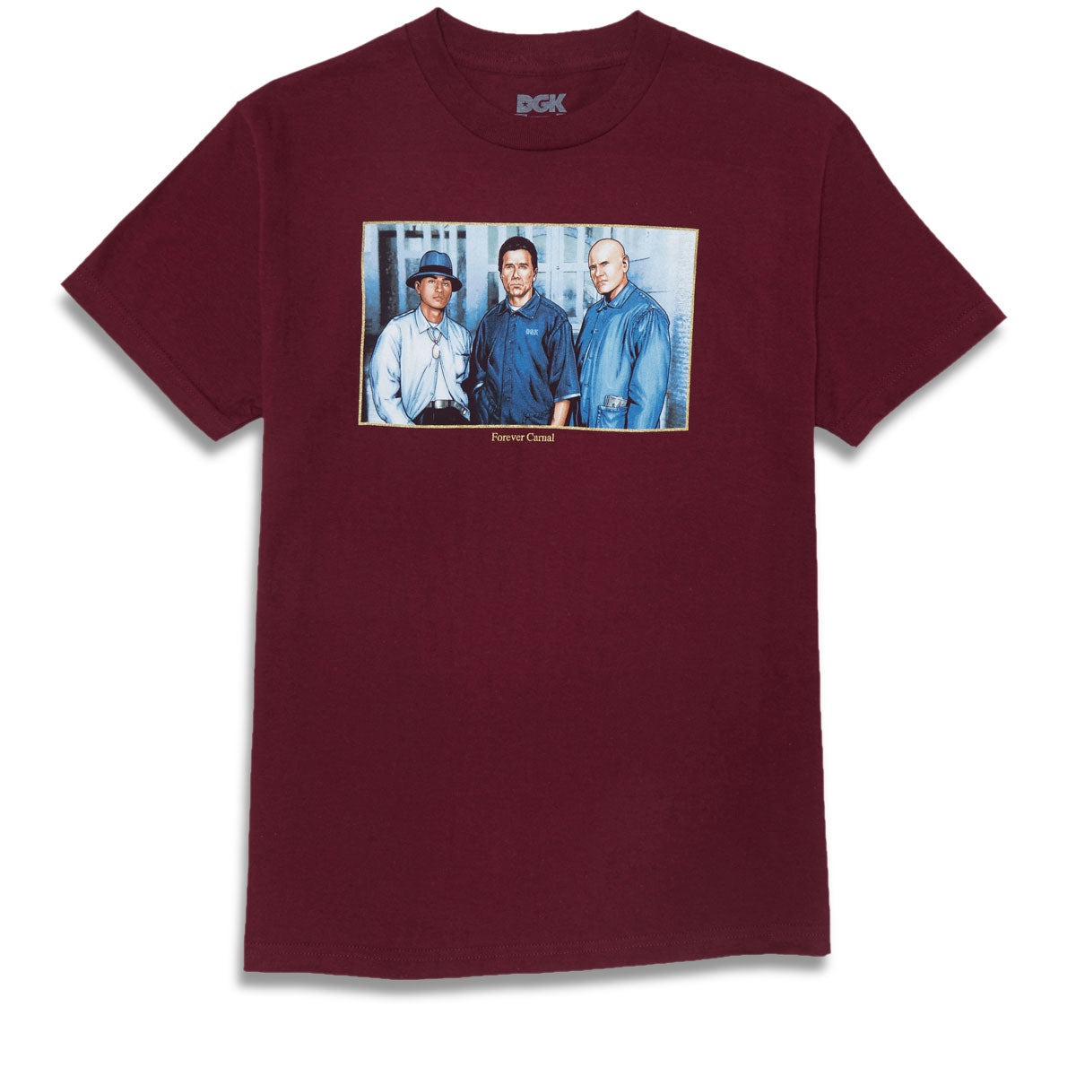 DGK Carnal T-Shirt - Burgundy image 1