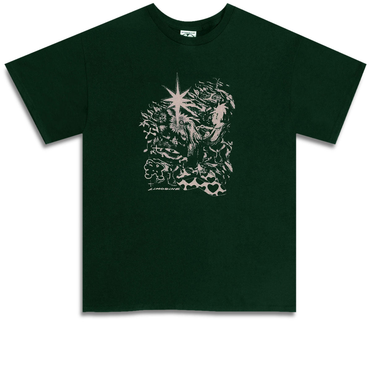 Limosine Hail Fail T-Shirt - Forest Green image 1