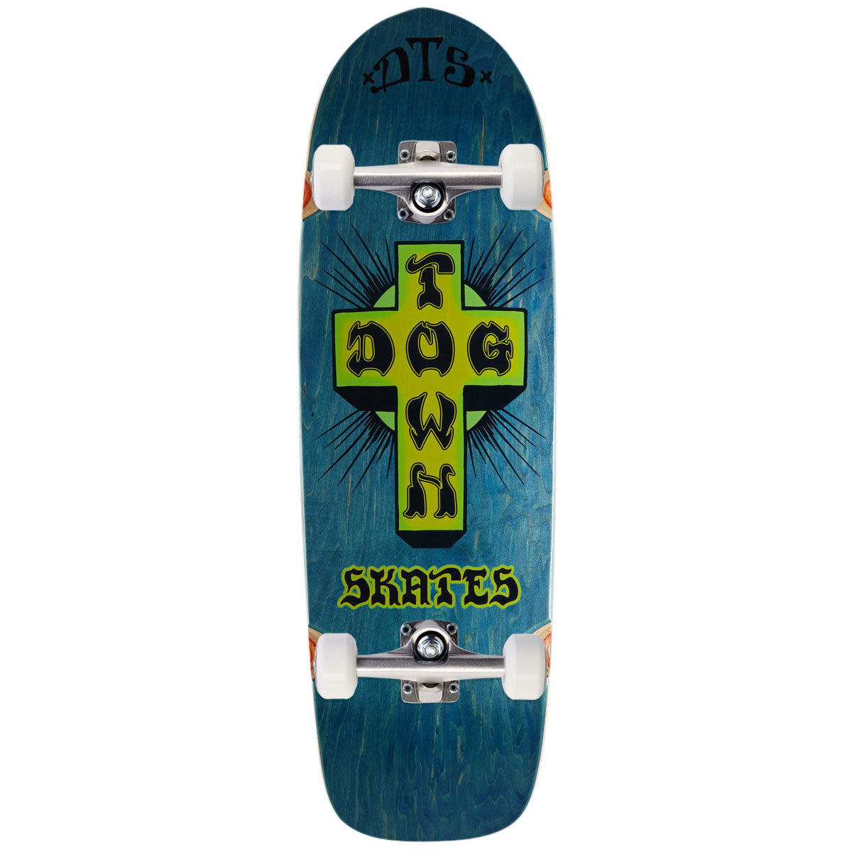 Dogtown Biggest Boy Skateboard Complete - Blue Stain - 10.00