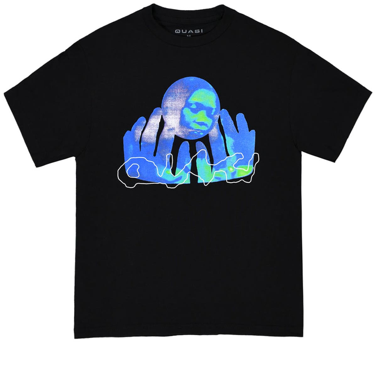 Quasi Bubble T-Shirt - Black image 1