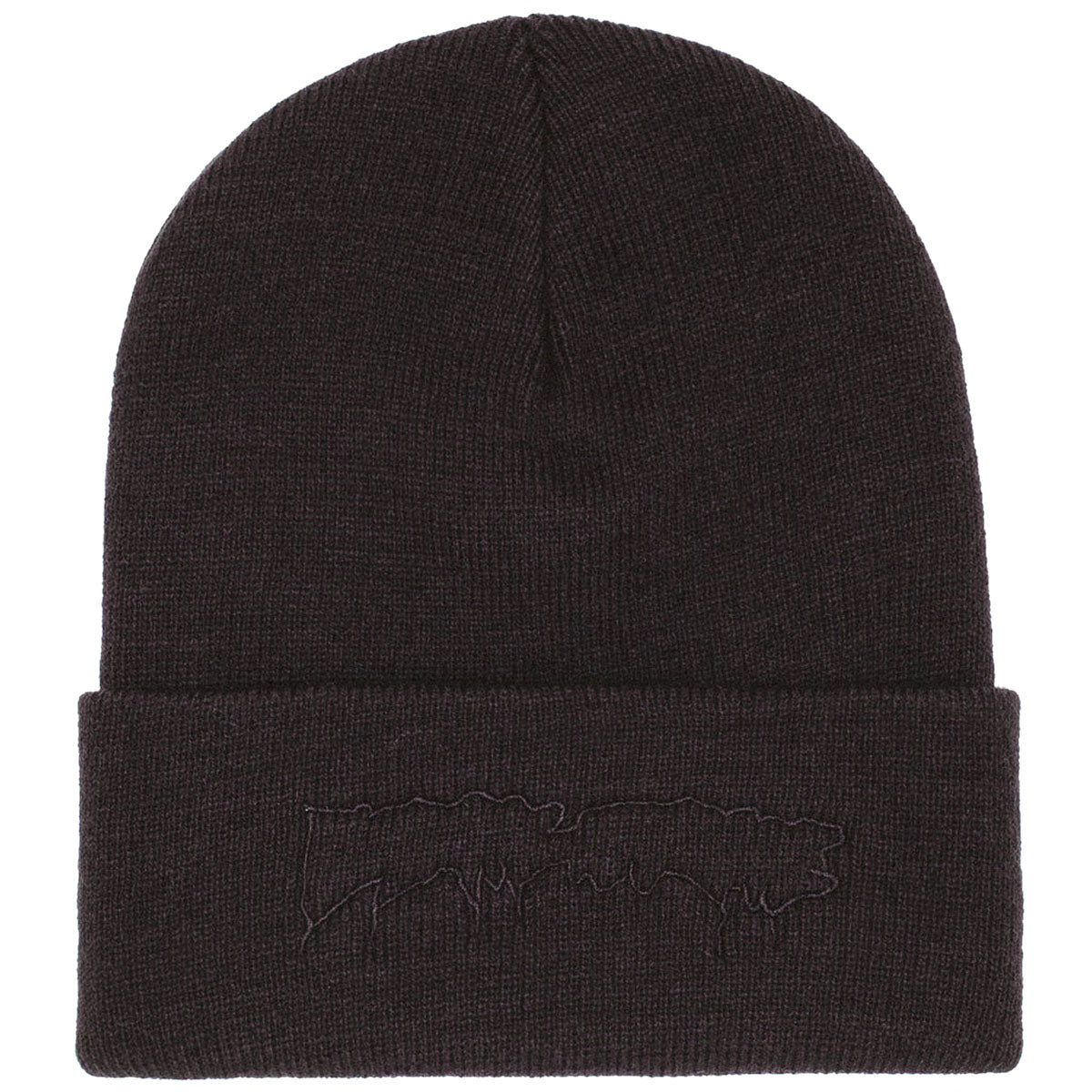 Fucking Awesome Drip Embroidered Beanie - Black image 1