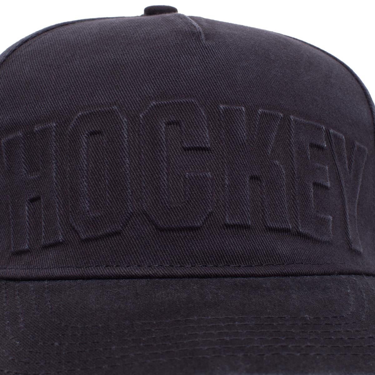 Hockey Embossed Hat - Black image 3