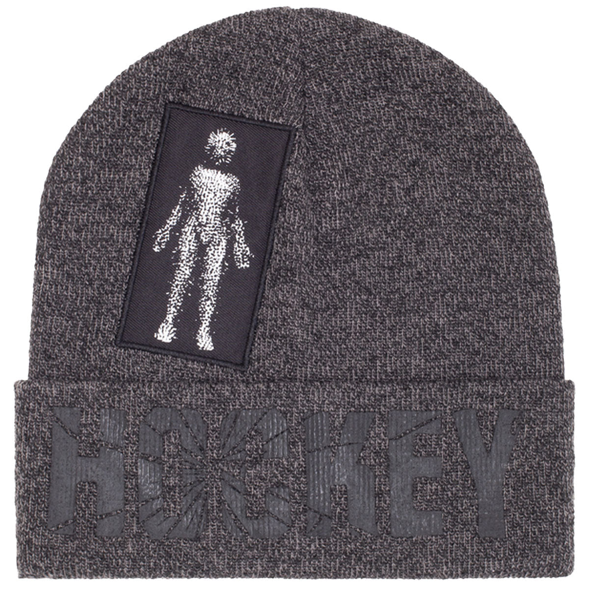 Hockey Newborn Beanie - Grey image 1