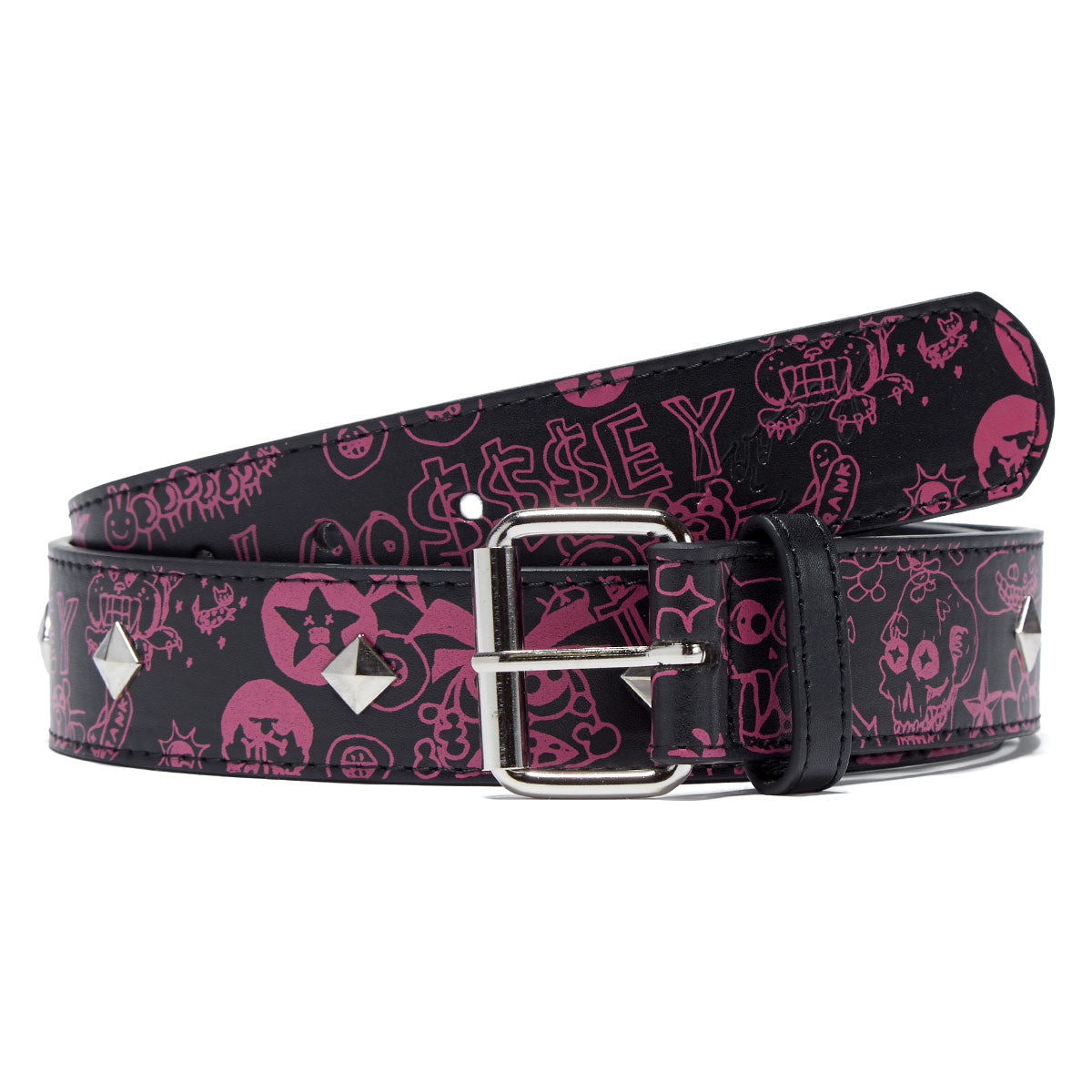 Loosey Franky Chaos Belt - Black/Pink Studded image 1