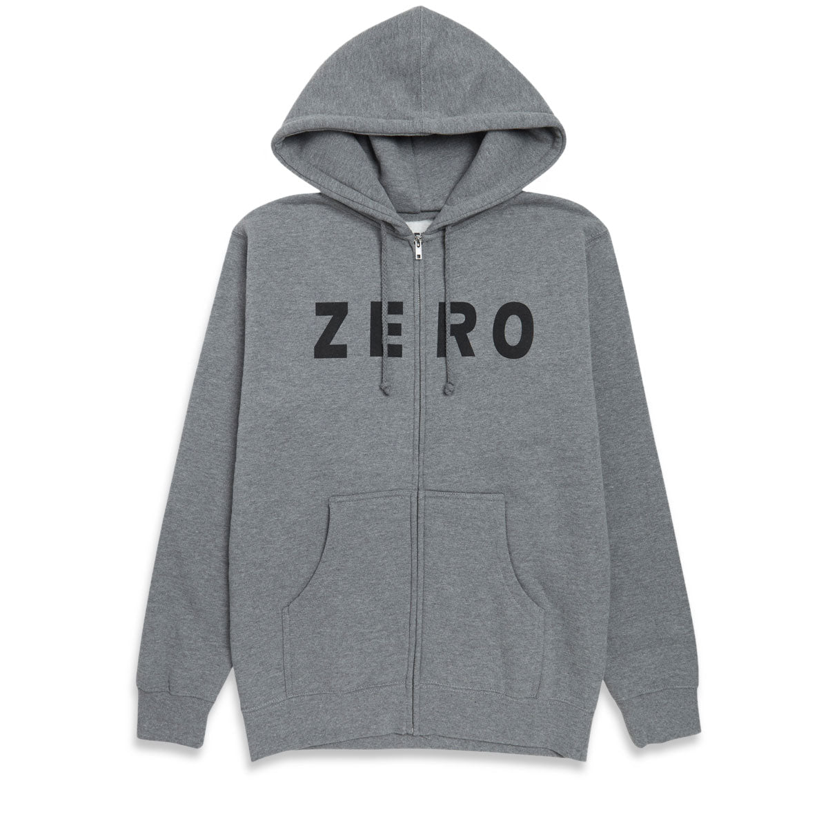 Zero Army Zip Up Hoodie - Dark Grey/Black image 1