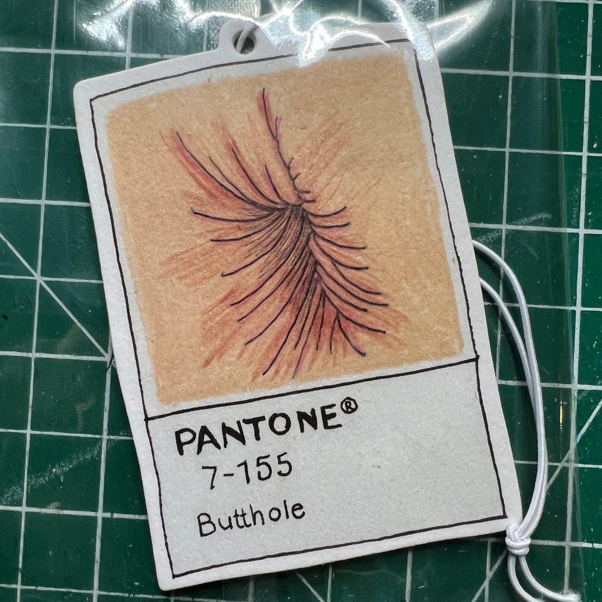 Porous Walker Butthole Pantone 2 Pack Of Air Fresheners image 2