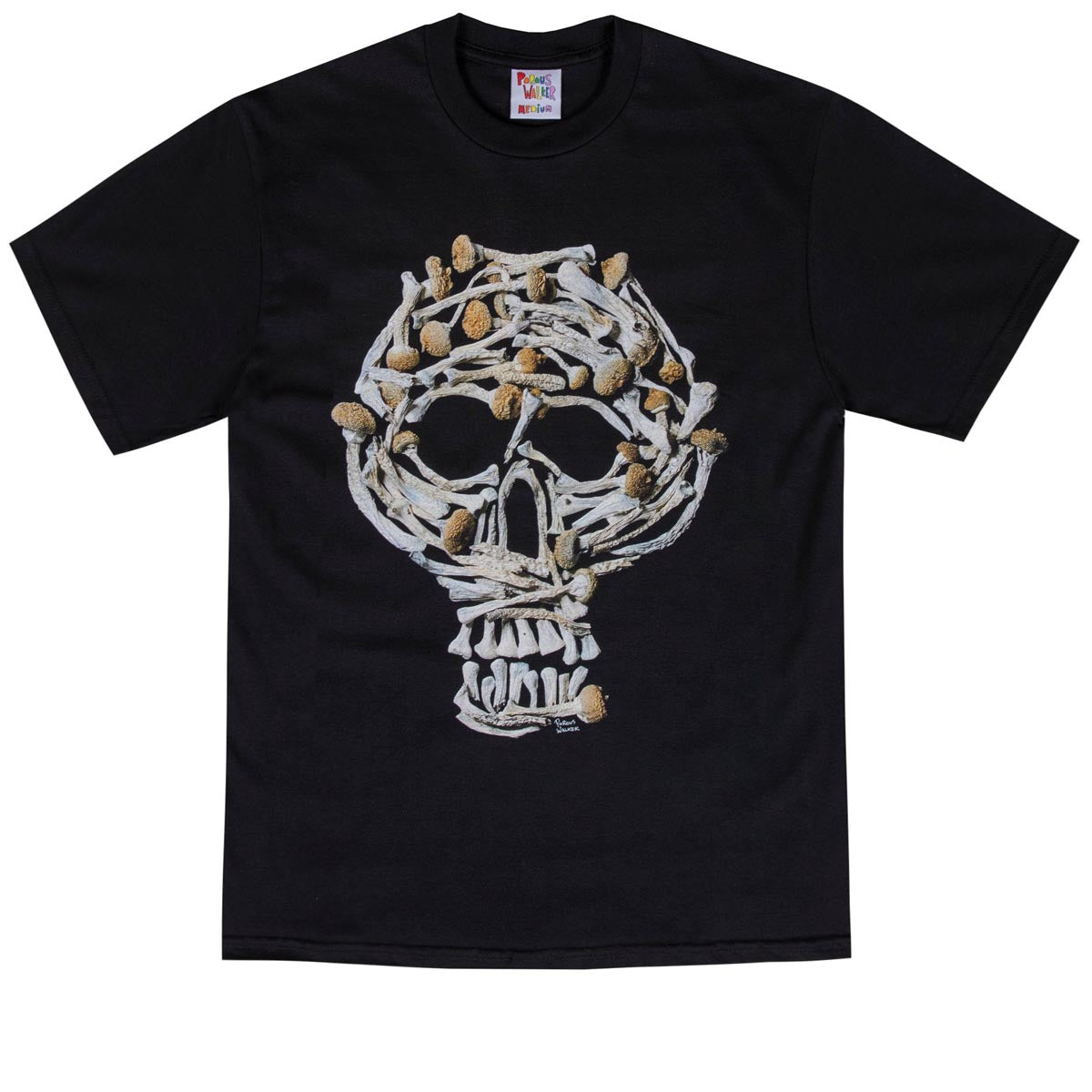 Porous Walker Psiloskull T-Shirt - Black image 1