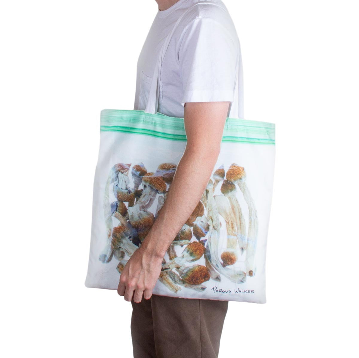 Porous Walker Bag Of Shrooms Tote Bag image 2