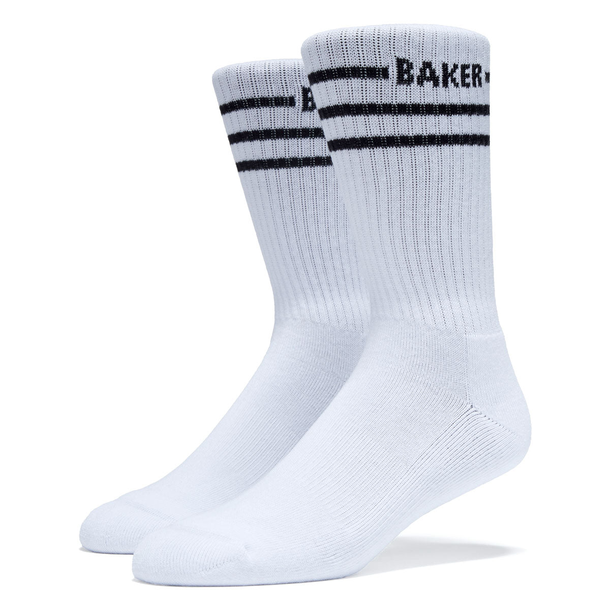 Baker Mini Stripe Socks - White image 1