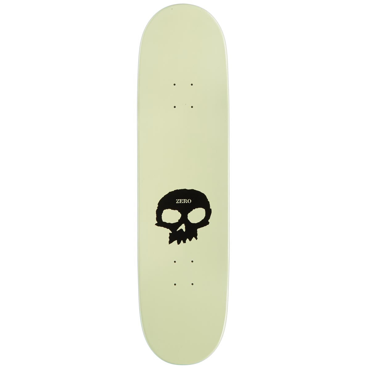 Zero 3 Skull Blood Skateboard Deck - Glow Ooze - 8.50