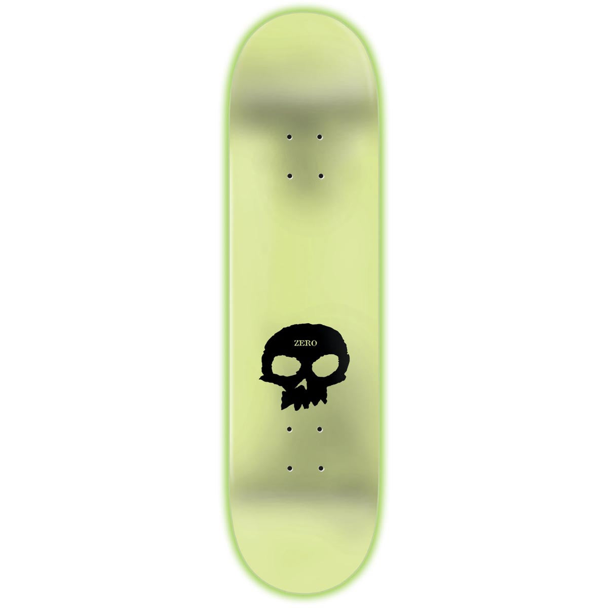 Zero 3 Skull Blood Skateboard Complete - Glow Ooze - 8.50