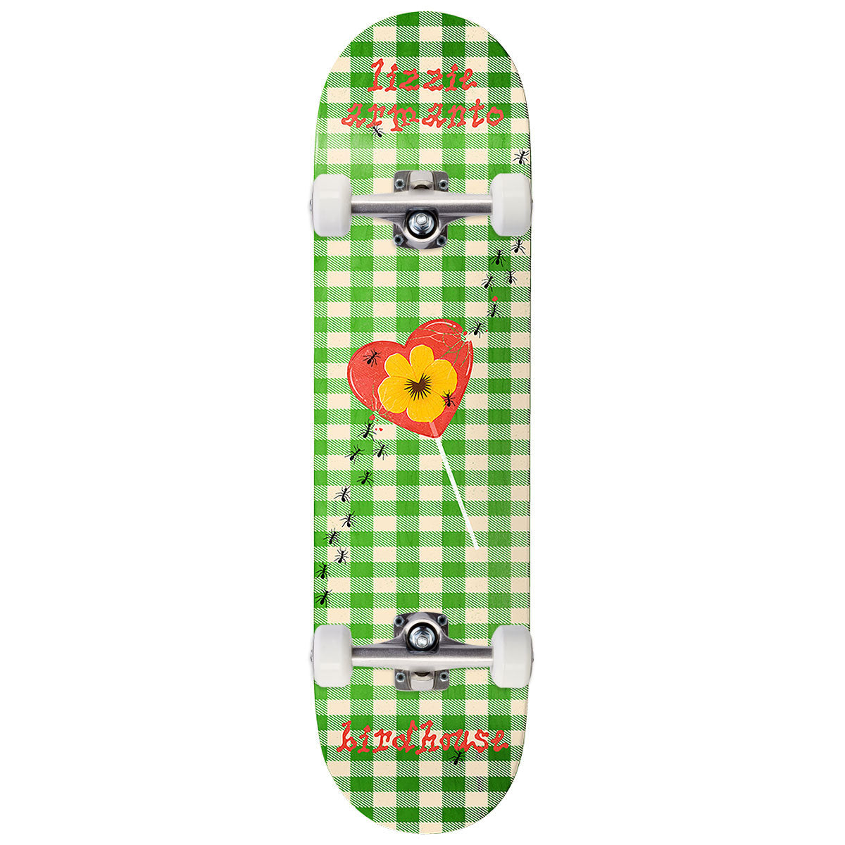 Birdhouse Lizzie Armanto Left Overs Skateboard Complete - Green Veneer - 8.00